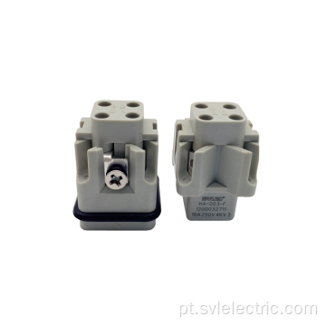 Conector magnético de bateria para serviço pesado de 3 pinos